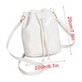 thumbnail image 3 of Vaidha New Backpack Fashion Decoration Practical Large Capacity Bucket Backpack Crossbody Bag, 3 of 4