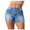 Light Blue, variant on Jean Shorts for Women High Waist Skinny Stretch Straight Casual Shorts Pants 1Pc