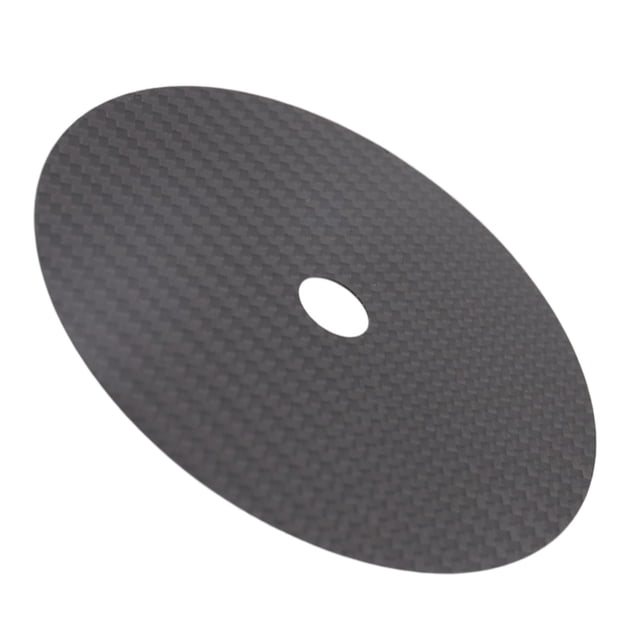 Milaget CD Stabilizer Tuning Mat Carbon Fiber DVD Top Player Turntable 0.2mm Black