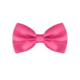 thumbnail image 1 of INSPIRE CHIC Accessoires de Nœud Papillon pour Homme Sangle Ajustable Formel Uni Smoking Pré-Noué Rouge Rose, 1 of 5