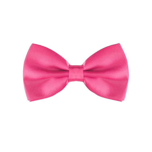 INSPIRE CHIC Accessoires de Nœud Papillon pour Homme Sangle Ajustable Formel Uni Smoking Pré-Noué Rouge Rose