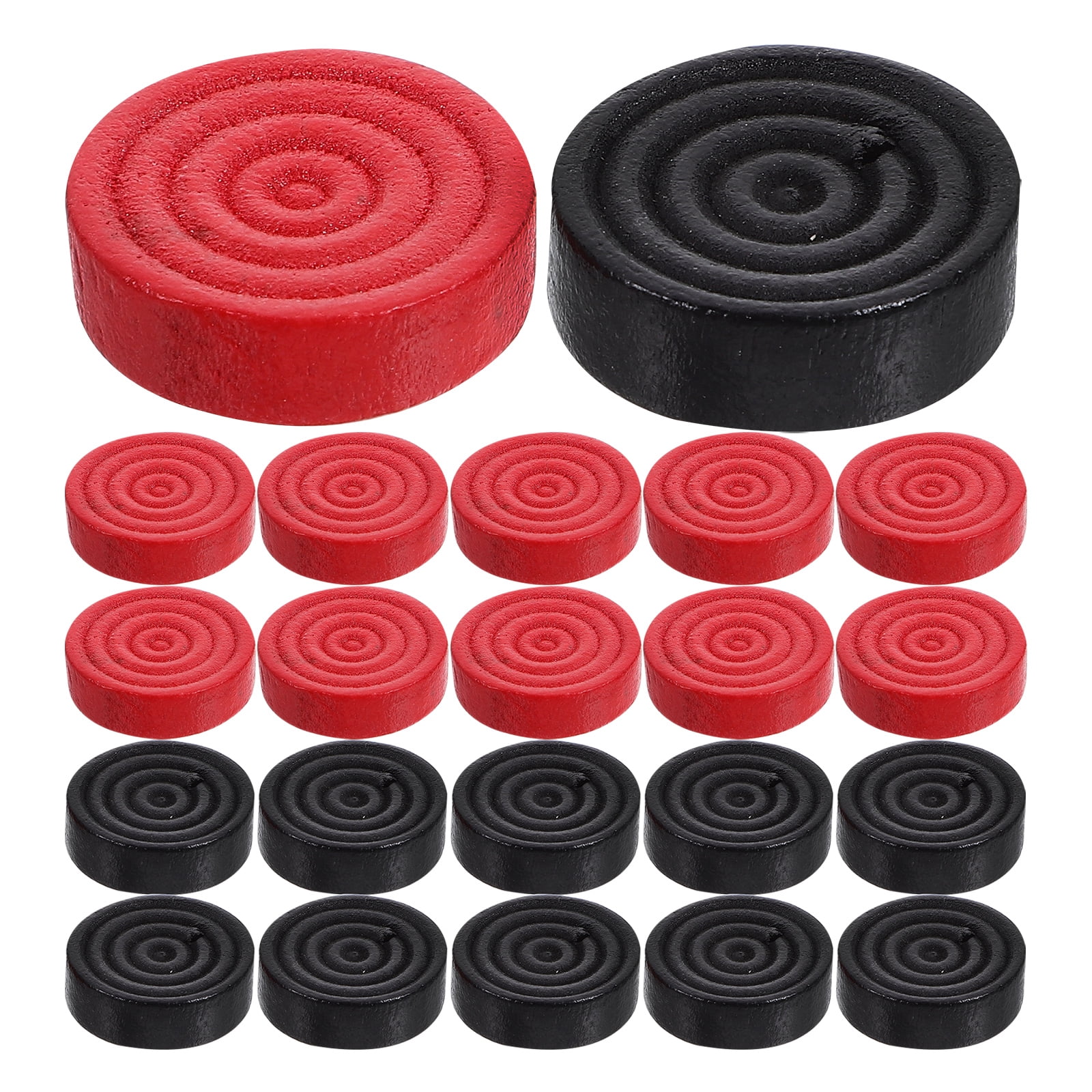 24Pcs Pieces Checkers Replacement Checkers Board Game Pieces Playing Game Chips