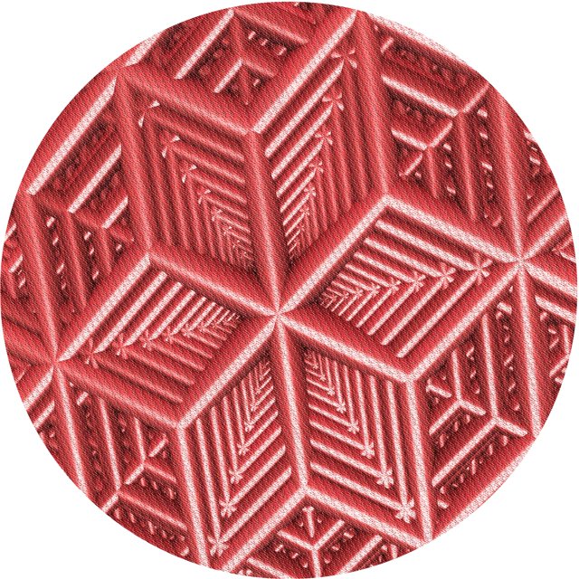 Ahgly Company Machine Washable Indoor Round Transitional Red Area Rugs, 3' Round