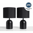thumbnail image 1 of Anko 2pk Belle Touch Lamp, Black, 1 of 8