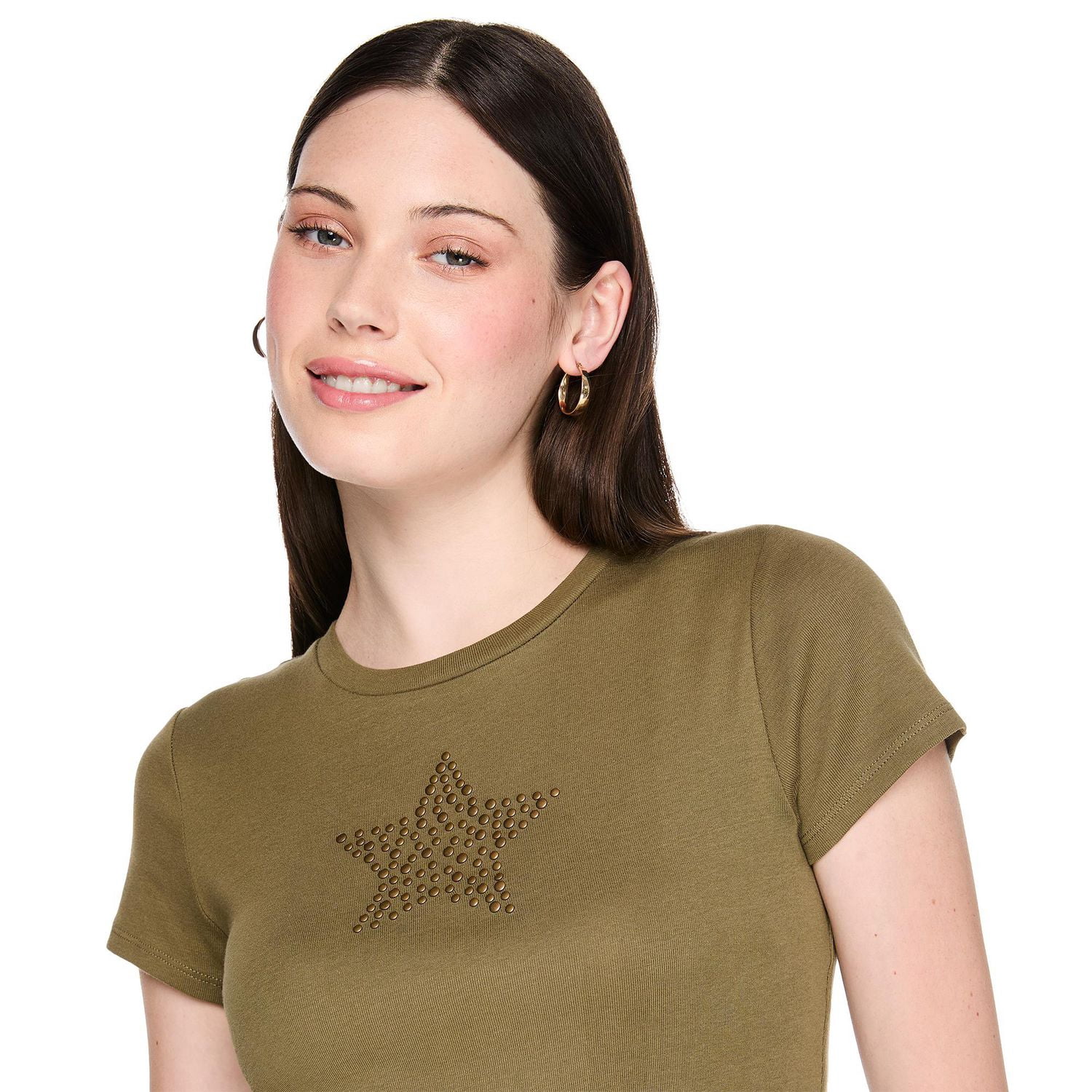 T-shirt coupe bébé No Boundaries pour femmes