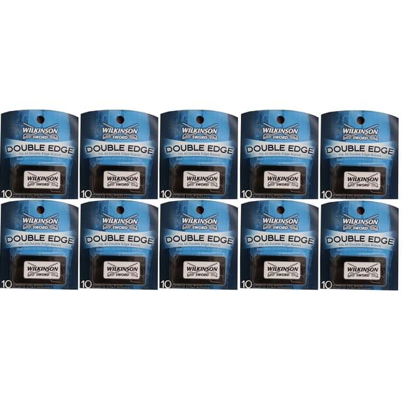 Wilkinson Sword Lames de Rasoir à Double Tranchant, 10 Unités (Lot de 10)