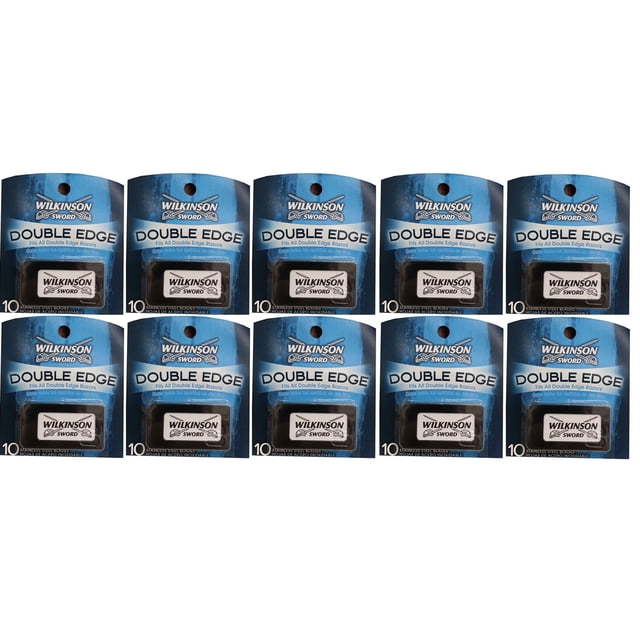 Wilkinson Sword Lames de Rasoir à Double Tranchant, 10 Unités (Lot de 10)