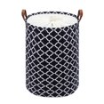 thumbnail image 1 of Toy Organizer Basket Space-saving Wear-resistant Useful Rhombus Pattern Toy Quilts Clothes Storage Basket, 1 of 5