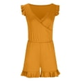 thumbnail image 4 of QHFBli Swim Romper with Built in Bra and Pockets Swim Dress Modest One Piece Swimsuit Full Coverage Bathing Suit, 4 of 6