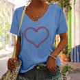 thumbnail image 2 of Birdeem T-Shirt Sans Manches à Col en V pour Femmes, Mode Décontractée, Imprimé, Chandail, 2 of 7