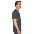 thumbnail image 3 of American Apparel Fine Jersey V-Neck Tee, 2XL, Asphalt, 3 of 3