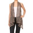 thumbnail image 1 of Cardigan Châle au Crochet Sans Manches à devant Ouvert pour Femmes, par-Dessus de Bikini, 1 of 5