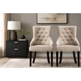 thumbnail image 2 of Pansy Set Of Two Accent Chairs-Grey, 2 of 6
