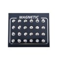 thumbnail image 3 of 12Pairs/Set Unisex Rhinestone Inlaid Magnetic Stud Earrings Non Piercing Jewelry, 3 of 8