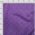 thumbnail image 3 of oneOone Coton Flex Tissu Bleu Jacobée Robe Florale Tissu Tissu Imprimé par la Cour 40 Pouces de Large, 3 of 4