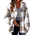 thumbnail image 2 of MASRIN Sweat-Shirts Graphiques pour Femmes Plus Size Tops pour Femmes Automne Occasionnels Sweat-Shirts à Col Rond à Manches Longues avec Poches de Couleur Unie Ample Blouse Chemises Femmes à Manches Longues Tops et Blou, 2 of 4