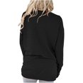 thumbnail image 4 of RKSTN Mode Femme T-Shirt à Manches Longues Col Rond Été Poche Solide Blouse Ample, 4 of 7
