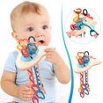 thumbnail image 1 of Cyber and Monday Deals Montessori Spaceship Toys For 18M+ Silicone Pull String Activity Toy Sensory Toys For Toddlers Travel Toys For Babies Baby Toys Fine Motor Skills Toys Gift Toys For 3-6 Years, 1 of 9