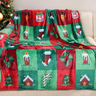 GOGREEN Cozy Blanket Printed Blanket Twin Christmas Collection Blanket - 300 GSM Fleece Blanket Twin Size Blanket for Home Decoration Ultra Soft Blanket Microfiber Twin Blanket (Twin - 60 x 80 )