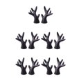 thumbnail image 2 of mmirethe 2pcs Easy To Install Antlers Sticker To Decorate Christmas Car Cute Waterproof black small 5Set, 2 of 6