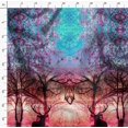 thumbnail image 4 of Soimoi Moss Georgette Fabric Deer Panel Printed Craft Fabric by The Yard 42 Inch Wide, 4 of 5