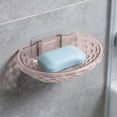 thumbnail image 1 of MTBLYS Soap Box Rack Non Perforated Soap Holder 5.51 X 3.74 X 1.77 Inch Plastic Bathroom Organizer Wall Mounted Drainage Storage, 1 of 6