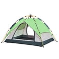 thumbnail image 1 of Tente de Camping, Tente Familiale Automatique à Déploiement Rapide en Toile Oxford Imperméable à Double Couche, Légère, Tente de Randonnée pour l'Extérieur, Pique-Nique, Camping, Réunions Familiales, 1 of 8