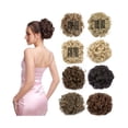 thumbnail image 1 of Peignes d'Extension de Chignon Court, Bouclé et Désordonné, Pince à Queue de Cheval, Chouchou, Pièces de Cheveux pour Femmes, 1 of 6