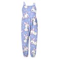 thumbnail image 1 of Easter Romper Girls Toddler Girl Rompers for Girls Spaghetti Strap Rompers with Pockets Girls Summer Outfits 3T, 1 of 3