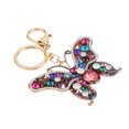 thumbnail image 2 of Charme, Porte-Clés Strass de Chaîne en Alliage de Zinc Portable pour Sac à Main pour Clé Colorée, Café, Bleu, 2 of 8