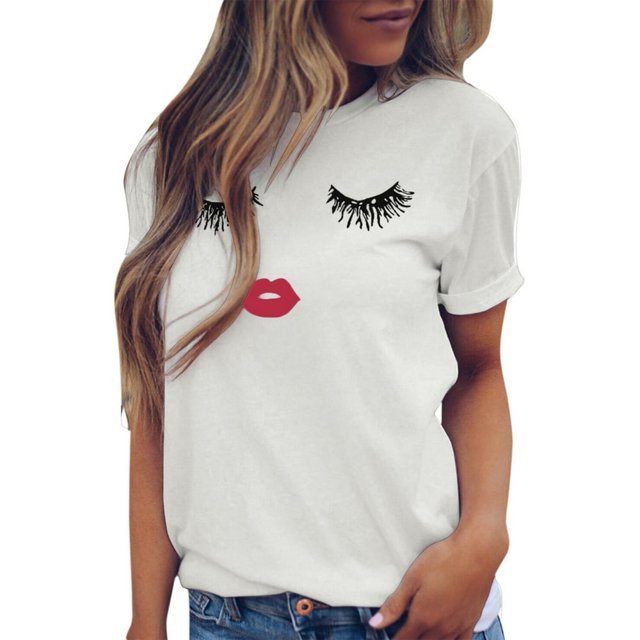 T-Shirt à Manches Courtes à Manches Courtes à Manches Courtes pour Femme