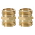 thumbnail image 1 of 2pcs Hose Connector Male To Male Hose Adapter Faucet Adapter Water Pipe Fitting, 1 of 9