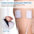 thumbnail image 3 of Tampons d'Électrode, 20 Pcs, Tampons de Remplacement d'Unité 2”x2?? pour Électrothérapie, Machine de Stimulation Musculaire EMS, Réutilisables, 3 of 5