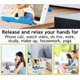 thumbnail image 2 of Cell Phone Stand for Desk 2 Pack Mobile Phone Holders Desktop Tablet Stand, Foldable Phone Dock Universal Adjustable Tablet Stand for Desk Compatible with Cell Phone Support (Black+White), 2 of 5