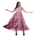 thumbnail image 3 of Moomaya Robe d'Été Sans Manches Chemise à Boutons Tenues Décontractées Femmes Grande Taille, 3 of 4