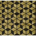 thumbnail image 4 of oneOone Cotton Poplin Twill Gold Fabric Geometric Craft Projects Decor Fabric Printed By The Yard 56 Inch Wide, 4 of 4