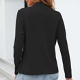 thumbnail image 5 of Yuyuzo Womens Blazer Long Sleeve Cropped Open Front Lightweight Fall Suit Solid Color Suit with Pockets, 5 of 5