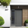 thumbnail image 3 of Floating House Numbers for Outside,3 Inch Modern House Numbers for Outside,Large Metal Address Numbers for House,Anti-Rust Floating House Numbers with Nail Kits for Front Door Garden Mailbox,Black, 3 of 7