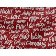 thumbnail image 5 of oneOone Viscose Jersey Red Fabric Text Fabric For Sewing Printed Craft Fabric By The Yard 60 Inch Wide-CN, 5 of 5