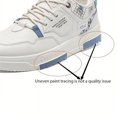 thumbnail image 4 of Men's Patchwork Design Skate Shoes With Good Grip, Breathable Lace-up Sneakers, 4 of 4