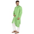 thumbnail image 3 of Atasi Kurta Pyjama Indien Ensemble 2 Pcs pour Hommes Tenue de Fête Robe Traditionnelle Tenue Ethnique, 3 of 7