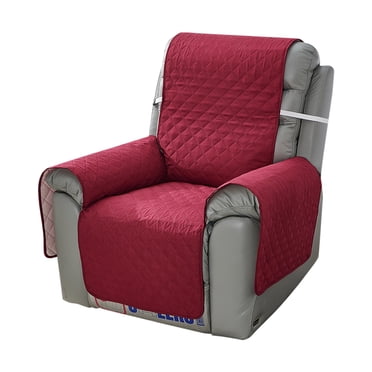 Amzcrzy Housses Intégrées pour Fauteuil Inclinable, Housses de Sofa pour Animaux Détachables Antidérapantes avec Sangles Élastiques, Housses Lavables pour Accoudoirs de Canapé, Housses d'Accoudoir de Fauteuil en Peluche, Protège-Canapé