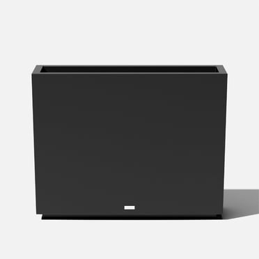 Veradek Block Series Jardinière en Plastique Moyenne à Portée - Noir