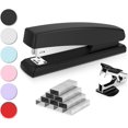 thumbnail image 1 of LoonWear Stapler, Desktop Stapler, Office Stapler, 25 Sheet Capacity, Includes 1000 Staples and Staple Remover, Black, 1 of 5