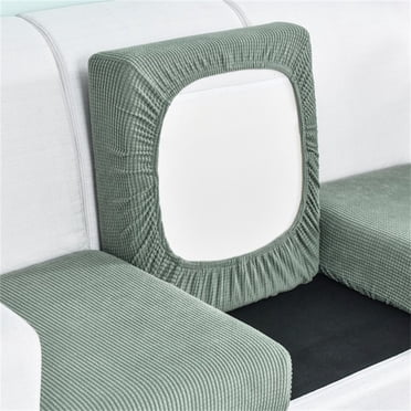 Agiferg Waterproof Cushion Sofa Seat Cover Tightly Wrapped Protection Plush Fiber Living Room