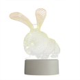 thumbnail image 2 of Agiferg 3D USB Acrylic Night Light LED Table Desk Bedroom Decor Gift Warm White Lamp, 2 of 2