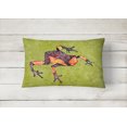 thumbnail image 2 of Carolines Treasures 8689PW1216 Frog Coussin Décoratif en Tissu Intérieur & Extérieur, 2 of 3