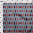 thumbnail image 2 of oneOone Silk Tabby Fabric Argyle Ikat Print Sewing Fabric BTY 42 Inch Wide, 2 of 4