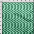 thumbnail image 4 of oneOone Velours Vert Tissu Chevron Matière de Robe Tissu Imprimé Tissu au Yard 58 Pouces de Large, 4 of 5
