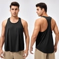 thumbnail image 1 of Styesk Tank Tops Men Men's Solid Color Fashionable Leisure Fitness Sports Tank, 1 of 5